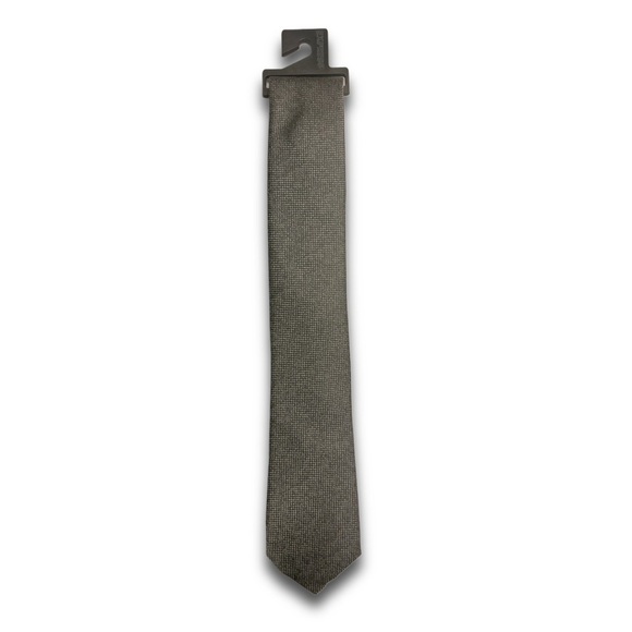 Express Other - Express Men's Grey Textured Silk-Blend Tie